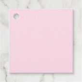 Soft Rosa Geschenkanhänger (Vorderseite)