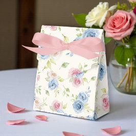 Soft Rose Bouquet Romantic Wedding Favor Box Geschenkschachtel