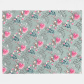 Soft Rose Fleecedecke (Vorderseite (Horizontal))