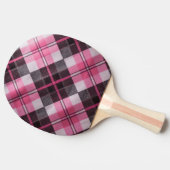 Soft Rose Kariert Tischtennis Schläger (Seitenansicht)