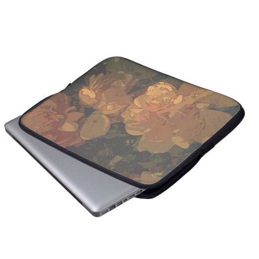 Soft Rose Laptopschutzhülle (Vorne Knopf)