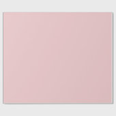 Soft Rose Pink Solid Geschenkpapier (Flach)