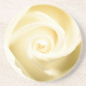 Soft Rose Print Sandstone Untersetzer (Vorne)