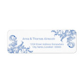 Soft Royal Blue Watercolor Geblüht (Vorne)