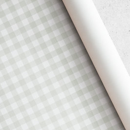 Soft Sage Buffalo Karo Berry Erster Geburtstag Geschenkpapier