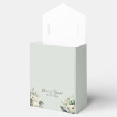 Soft Sage Green Floral Wedding Favor Box Geschenkschachtel (Geöffnet)