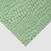 Soft Sage Green Snake Skin Scales Decoupage Seidenpapier (Ausschnitt)