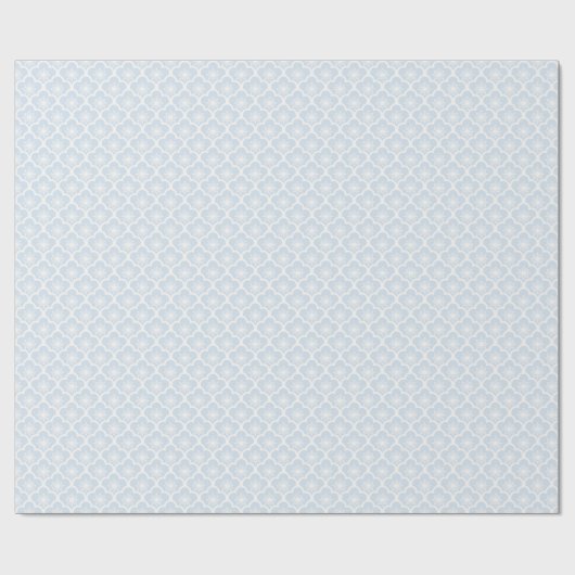 Soft Sakura Neutral - Powder Blue Geschenkpapier (Flach)