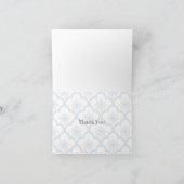 Soft Sakura Powder Blue - Neutral Dankeskarte (Innenseite)