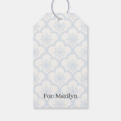 Soft Sakura Puderblau - Neutral Geschenkanhänger (Rückseite)