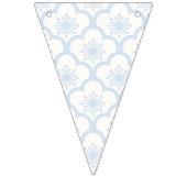 Soft Sakura Puderblau - Neutral Wimpelkette (Dritte Fahne)