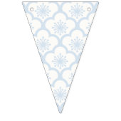 Soft Sakura Puderblau - Neutral Wimpelkette (Zweite Fahne)