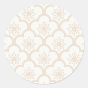 Soft Sakura Soft Linen - Neutral Runder Aufkleber