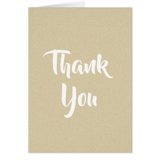 Soft Sand Danke Karte (Vorne)