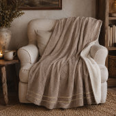 Soft Sand Threads Sherpa-Decke Sherpadecke