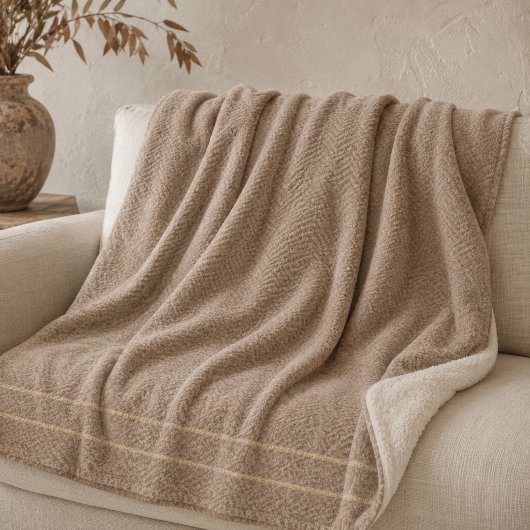 Soft Sand Threads Sherpa-Decke Sherpadecke