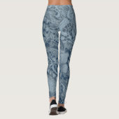 "Soft Sapphire Vintag Lace" Leggings (Rückseite)