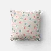 Soft Scandi Dotty Chic Design Kissen (Vorderseite)