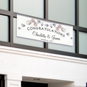 Soft Scottish Heather - Wedding Hearts Banner (Äußeres Gebäude)