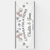 Soft Scottish Heather - Wedding Hearts Banner (Vertikal)
