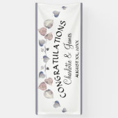 Soft Scottish Heather - Wedding Hearts Banner (Vertikal)
