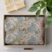 Soft Scrollwork Garden Floral Pattern Seidenpapier (Geschenk)