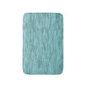 Soft Sea Blue Aquamarin Aqua Ocean Wave Abstrakt Badematte (Vorderseite Vertikal)