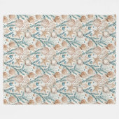 Soft Seaside Throw Relaxing Beachside Retreat Fleecedecke (Vorderseite (Horizontal))