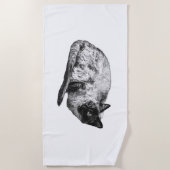 Soft season, shaded whiskers strandtuch (Vorderseite)