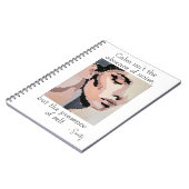 Soft Serenity in Pixel Harmony Notizblock (Linke Seite)