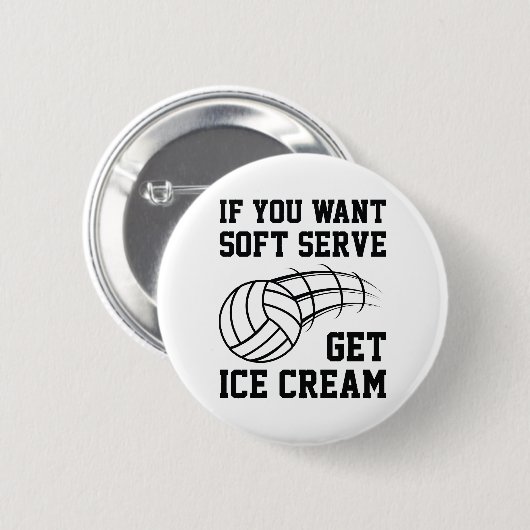 Soft Serve Ice Cream Button (Vorne & Hinten)