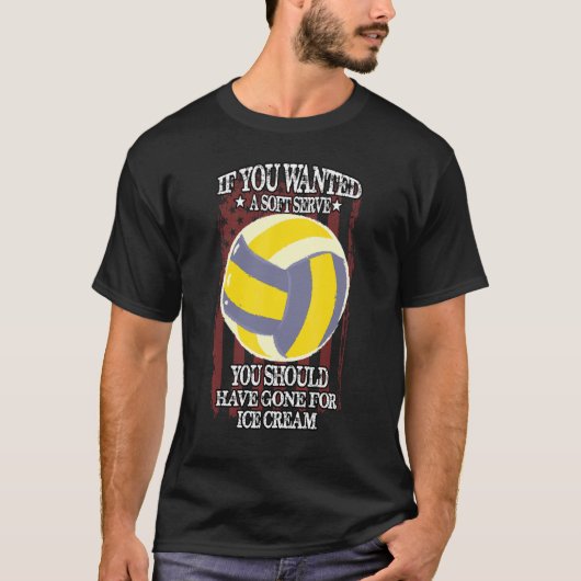 Soft Serve Volleyball T-Shirt (Vorderseite)