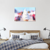 Soft servieren Eis Post Leinwanddruck (Insitu (Schlafzimmer))