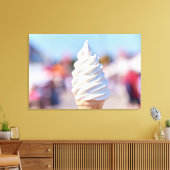 Soft servieren Eis Post Leinwanddruck (Insitu (Wohnzimmer))