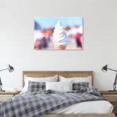 Soft servieren Eis Post Leinwanddruck (Insitu (Schlafzimmer))
