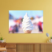 Soft servieren Eis Post Leinwanddruck (Insitu (Wohnzimmer))