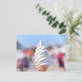 Soft servieren Eis Postkarte (Stehend Vorderseite)
