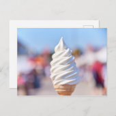 Soft servieren Eis Postkarte (Vorne/Hinten)