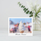 Soft servieren Sie Eis in Helsinki, Finnland, Post Postkarte (Stehend Vorderseite)
