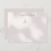 Soft Shadow  Note Card Einladung (Vorne/Hinten)