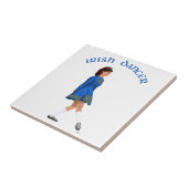 Soft Shoe Irish Dancer in Blue Fliese (Seite)