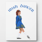Soft Shoe Irish Dancer in Blue Fotoplatte (Vorderseite)