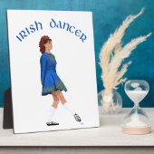Soft Shoe Irish Dancer in Blue Fotoplatte (Seite)