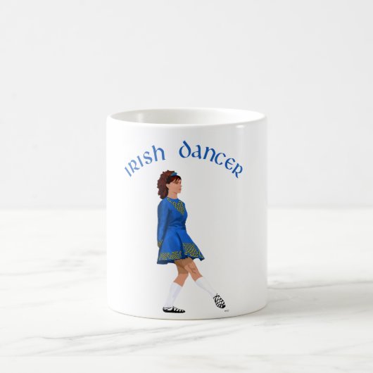 Soft Shoe Irish Dancer in Blue Kaffeetasse (Mittel)