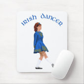 Soft Shoe Irish Dancer in Blue Mousepad (Mit Mouse)