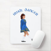 Soft Shoe Irish Dancer in Blue Mousepad (Mit Mouse)