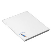 Soft Shoe Irish Dancer in Blue Notizblock (angewinkelt)