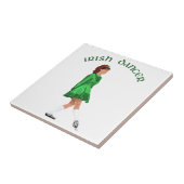 Soft Shoe Irish Dancer in Green Fliese (Seite)