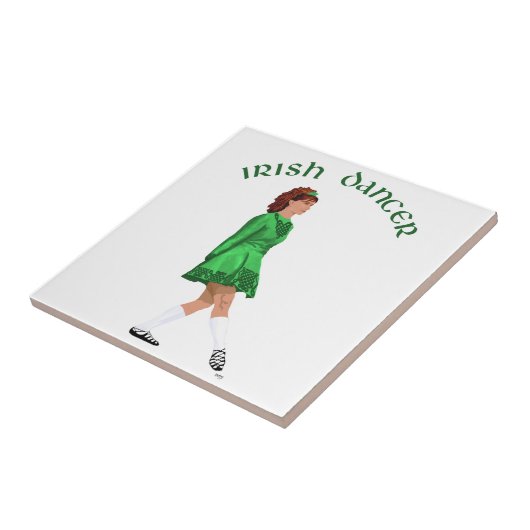 Soft Shoe Irish Dancer in Green Fliese (Seite)