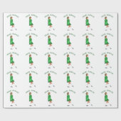 Soft Shoe Irish Dancer in Green Geschenkpapier (Flach)
